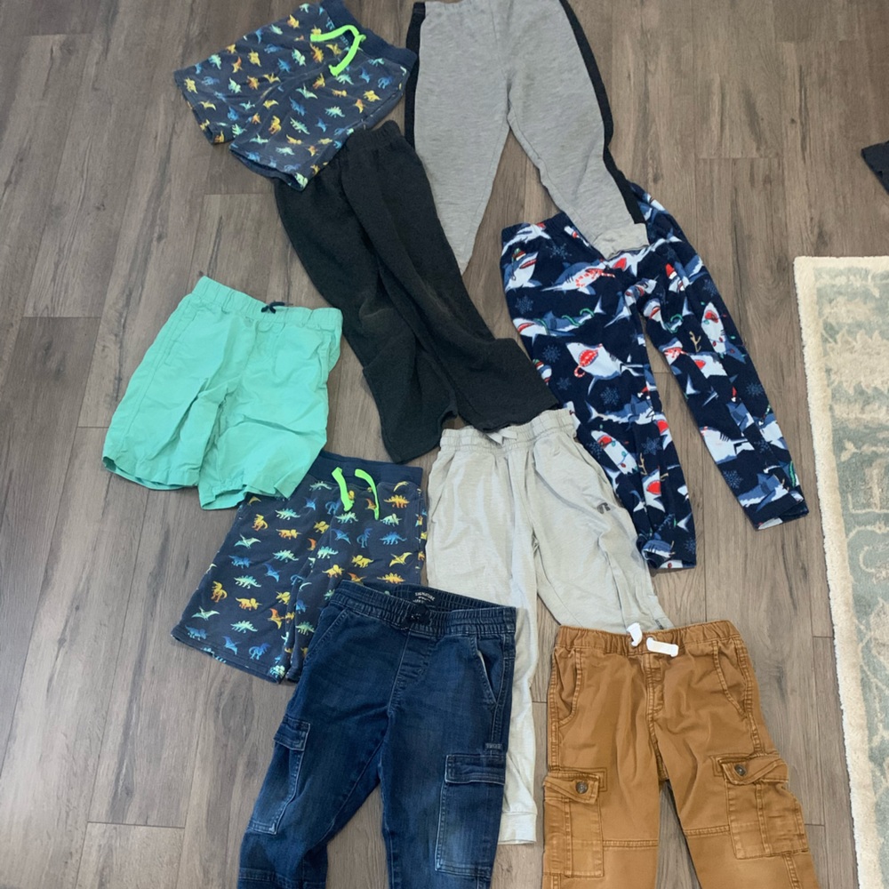 Boys size 8 shorts and pants